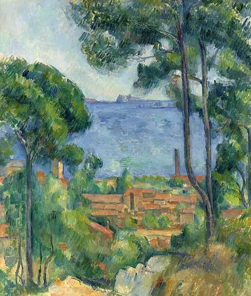 Un óleo de Paul Cezanne. 